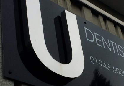 U DENTISTRY SIGNAGE